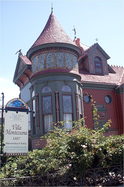 Villa Montezuma exterior — 1925 K Street, San Diego